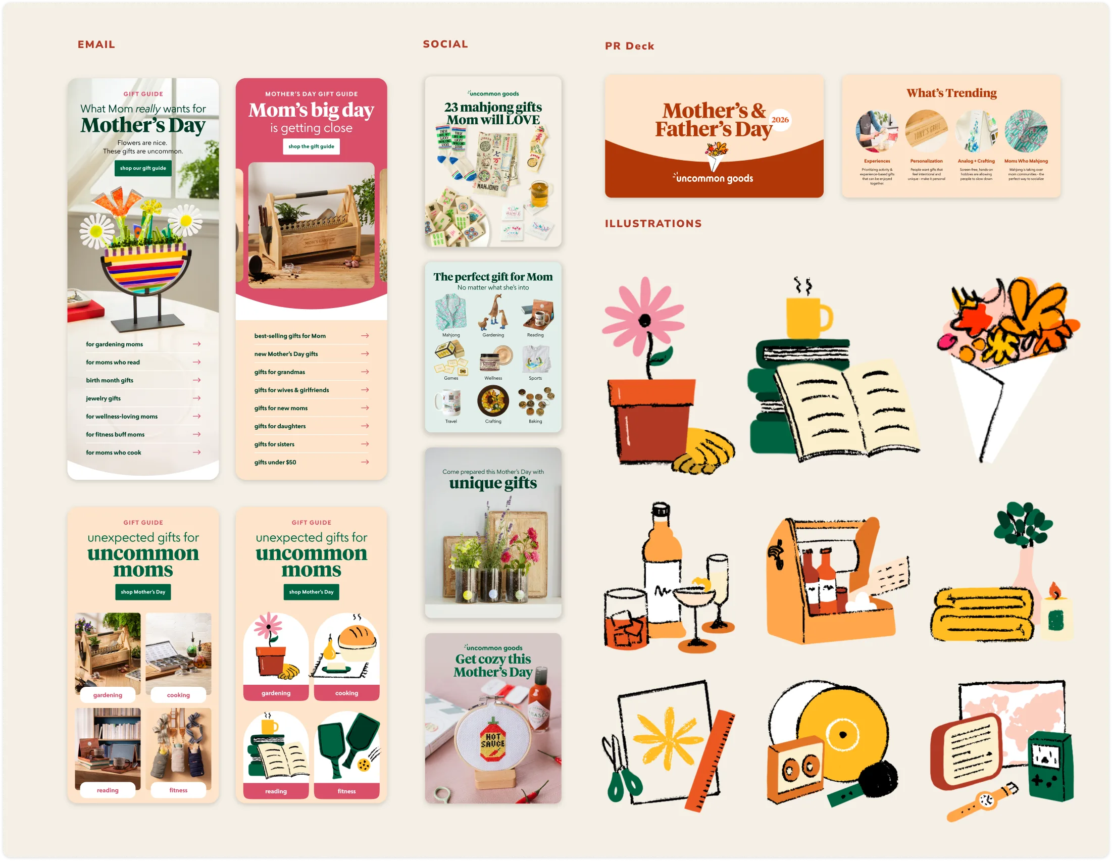 Mother's Day campaign creative